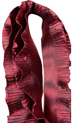 Produktbild von 1 m metallische Rüschenborte, plissierte Spitzenborte, DIY-Nähen, Hochzeitskleid, Kostüm, Tasche, Vorhang, Bastelarbeiten, Dekoration, Stoff