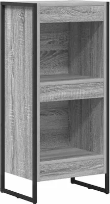 Obrázok produktu pre Polica na knihy vidaXL, 40 x 30 x 86,5 cm, drevovláknitá doska, farba: sivá Sonoma