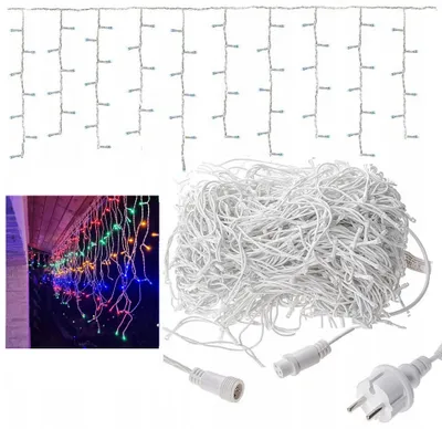 Obrázek produktu pro Foxter DAH200 Vánoční světelný závěs FLASH 200 LED, IP44, 30W multicolor 8 m