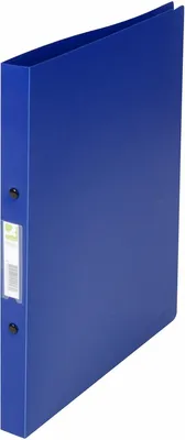 Produktbild von Ringbuch A4 2 Ringe 16mm blau Packung mit 12 Stück
