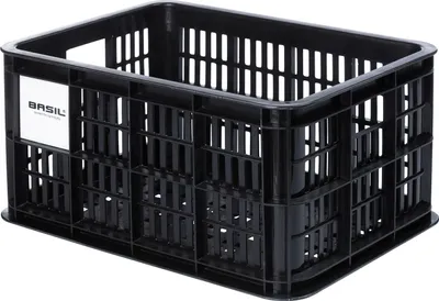 Produktbild von Basil Fahrradkorb Crate , Schwarz, S