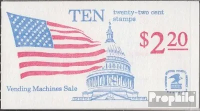 Produktbild von Briefmarken USA 1985 Mi MH0-110 (kompl.Ausg.) postfrisch Flagge
