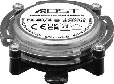 Immagine prodotto di MONACOR EX-40/4 Esecutore/Risonatore audio, 20 W, 4 O