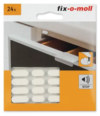 Produktbild von Anschlaglärm-Stopper weiß fix-o-moll