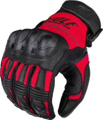 Produktbild von Wolf Herren Motorradhandschuhe Pro-X Rot M