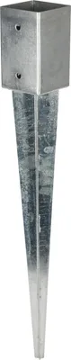 Produktbild von Einschlagbodenhülse verzinkt 91x91x750mm Einschlaghülse Bodeneinschlaghülse