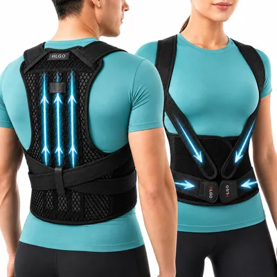 Imagen del producto de Corrector de postura para soporte lumbar con 5 varillas de soporte