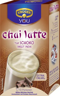 Image de Krüger You Chai Latte Typ Schoko Sweet India extra cremig | 10 Portionen