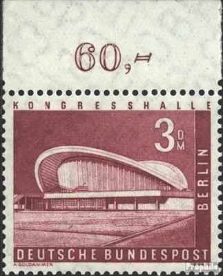 Produktbild von Briefmarken Berlin (West) 1956 Mi 154OR Oberrandstück postfrisch Stadtbilder