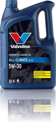 Produktbild von Valvoline All-Climate C2/C3 für 5W-30 5 Liter Motoröl Motorenöl Vollsynthetisch 229.31 Öl
