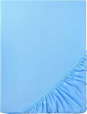 Produktbild von Mikrofaser Spannbettlaken Spannbetttuch in vielen Größen und Farben, 200x220cm Hell blau