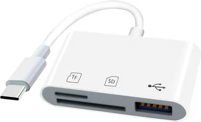 Produktbild von 3 in 1 Type-C Kartenleser Adapter Tastatur USB SD TF Für iPad Pro Mac Android