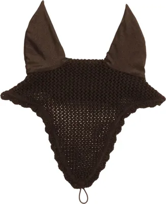 Produktbild von Kentucky Horsewear Fliegenhaube Lang Fliegenmütze Braun Full