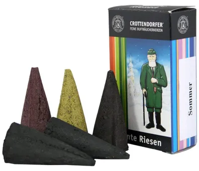 Produktbild von Crottendorfer Räucherkerzen Sommer-Mix Größe XL - Inhalt 5 Stück
