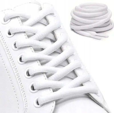 Immagine prodotto di Lacci elasticizzati - Per scarpe sportive - Per scarpe - Lacci rotondi - Bianco - 150 cm