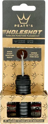 Produktbild von Peaty's Holeshot Tubeless Puncture Plugger Kit Black Fahrradreifen Reparatur