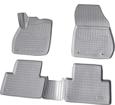 Immagine prodotto di tappetini in gomma 3D per OPEL Zafira C Tourer | 2011-2019 | grigio con bordo