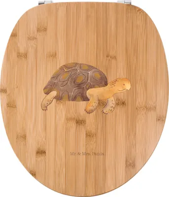 Produktbild von Mr. & Mrs. Panda WC Sitz Schildkröte Marschieren - Transparent - Geschenk, Neustart, Klo-Deckel, Abenteuer, Meer, Schildkröten, Brille, Motivation, Klodeckel, Klobrille