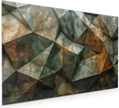 Produktbild von Küchenrückwand Spritzschutz Glas mit Motiv Geometrische Abstraktion 40 x 40 cm