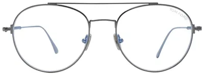 Produktbild von Tom Ford FT5657-B Brillenfassung Uni Metall Grau 53-18-145