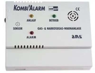 Produktbild von AMS Kombialarm compact KAC 12Volt - Narkose + Propangas / Caravan Camping LKW