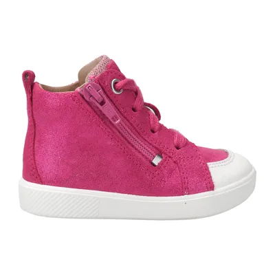 Image de Superfit Boots SUPIES, cuir suédé, rouge, enfants