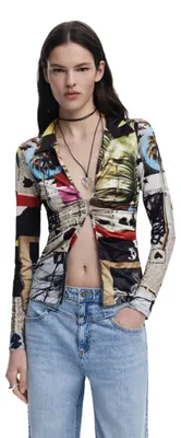 Productafbeelding van Desigual dames T-shirt, zwart, maat S