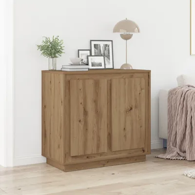 Produktbild von Möbel Sideboard Artisan Eiche 80x34x75 cm Holzwerkstoff - Kommoden 862132