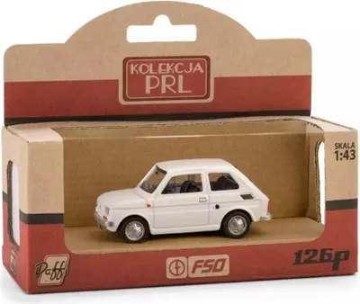 Produktbild von Fiat 126p - weiß DAFFI 1:43