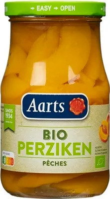 Produktbild von -Pfirsichscheiben in leichtem Sirup 350 g (190 g) (Glas) – AARTS