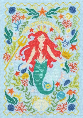 Produktbild von Auslaufmodell Bothy Threads Kreuzstich Set "Unter dem Meer", Zählmuster, XVS3, 26x36cm