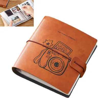 Produktbild von Mini Fotoalbum 4" 100 Taschen – 9,5x6,5cm für Sofortbilder & K-Pop Photocards | Passend für 2x3 Zoll