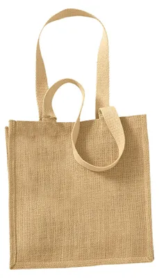 Produktbild von Westford Mill Jute Einkaufstasche, 10 Liter FK967 (Einheitsgröße) (Natur)