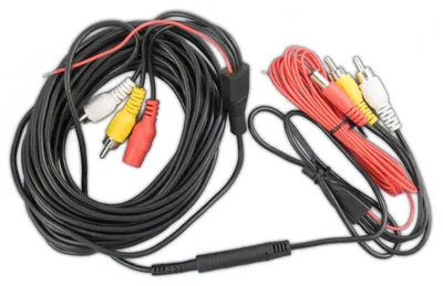 Produktbild von Carmedien Rückfahrkamera Anschlußkabel 10 Meter Cinchstecker mini Steckverbindung