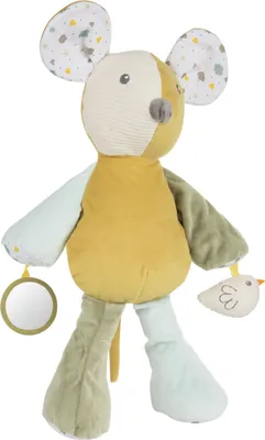 Obrázok produktu pre Canpol babies Zvesn plyov hraka so zrkadielkom a hrklkou - Myka