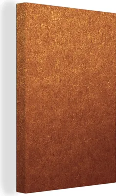 Produktbild von OneMillionCanvasses® - Leinwandbilder - 90x140 cm, Rost - Bronze - Abstrakt, Wandbilder Kunstdruck Wanddekoration - Foto auf Leinwand - Gemälde auf Holzrahmen - Wandschmucke - Schlafzimmer