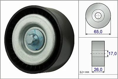 Produktbild von INA 532 0777 10 Umlenkrolle Keilrippenriemen passend für MERCEDES-BENZ C-Klasse Limousine (W204) E-Klasse Limousine (W211) C-Klasse T-modell (S204)
