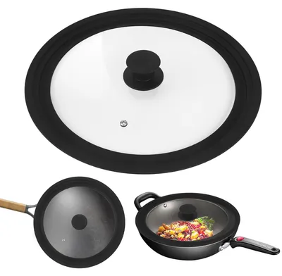 Immagine prodotto di Coperchio universale per pentole e padelle – Coperchio in silicone resistente al calore