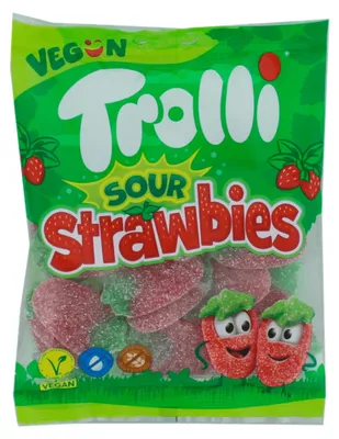 Immagine prodotto di Trolli Fragole acide, confezione da 1 kg