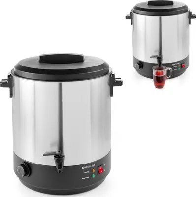 Zdjęcie produktu dla Hendi 240700, 25 l, Czarny, Stal nierdzewna, Polipropylen (PP), Stal nierdzewna, 110 °C, 2500 W, 442 mm