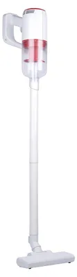 Produktbild von Dirt Devil Akku Staubsauger DD9001 – 2‑in‑1 Kabellos mit Handstaubsauger – Akkustaubsauger mit 80 W Leistung – 0,5 L Behälter – Ca. 1,3 kg – Beutellos und Leicht - Weiß/Rot