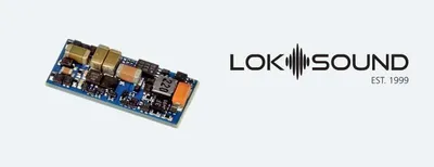 Produktbild von ESU 58914 LokSound 5 micro DCC/MM/SX/M4 PluX16, mit LSP 11x15mm + Wunschsound
