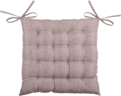 Obrázek produktu pro STOF | Polštář na sezení - BEA - 40x40 cm - Pudrová barva - Pohodlný a elegantní - s praktickými vazbami