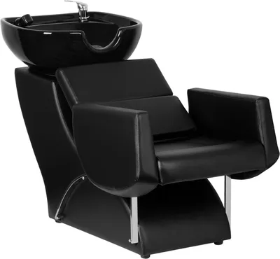 Produktbild von Friseursalon-Waschbecken Gabbiano Santiago schwarz