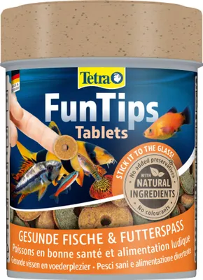 Produktbild von Tetra FunTips Tablets Haftfutter-Tabletten für Aquarium-Beobachtung 165 Tabletten
