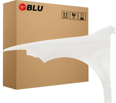 Immagine prodotto di BLU Parafango compatibile con Skoda Superb II 3T 1026 Sinistra Weiss CandyWeiss | 2008-2013 | Anteriore | Verniciato | Pronto per il montaggio | Acciaio