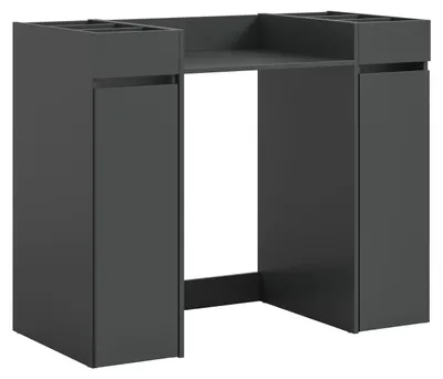 Productafbeelding van Free wasmachinekast 2 lades, 8 planken antraciet.