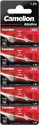 Productafbeelding van Knoopcelbatterijen voor klokken LR63 AG0 LR521 379 SR521W - 10 Stuks