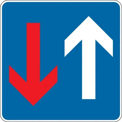 Produktbild von Schild I Verkehrszeichen Vorrang vor Gegenverkehr, Nr.308, Aluminium RA0, ref...