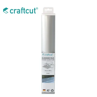 Produktbild von craftcut Glasdekorfolie silber 30,5 x 100 cm